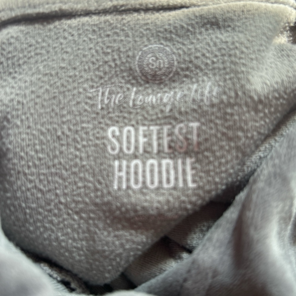Softest Gray Hoodie cropped